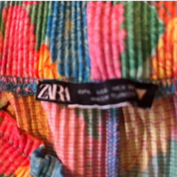 Zara Colorful Floral Pants - Picture 3 of 3